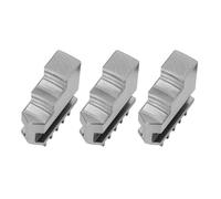 Riven External Jaw Chuck 3 Pcs Counter Jaws for K11-80 Lathe Chuck 20CrMnTi Steel Metal Working Tool Attachment One Set