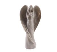 Riven Sandstone Texture Prayer Angel Resin Statue Home Decoration Commemorative Gift Chest Hugging 22cm High