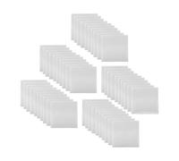 Riven Transparent Vellum Envelopes 50 Pack 10x10cm Square Frosted Paper Invitation Card Envelopes for Wedding Photos Letters Postcards