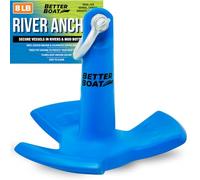 River Anchor 8lb Boat Anchor Mushroom Anchor 8 lb River Anchors for Boats Coated Anchor Marine Grade Pontoon or River Boats, Row Boat, Kayak, Jon Boat 8, 10 or 15 Foot Boat Anchors 12, 20 or 30 Pound