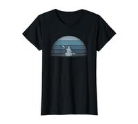 River and Lake Kayaking Recreational Kayak Graphic Value Graphic T-Shirt, Women, Black, M