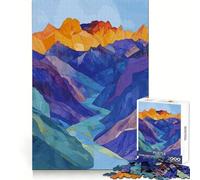 River Between Mountains Hard Jigsaw Puzzle for Adults 1000 Pieces Intellect Toy Cozy Time Quality Cut (38x26cm)