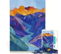 River Between Mountains Jigsaw Puzzle 1000 Piece for Teenagers Reason Skill Toy Relaxing Fun Exact Cut (50x75cm)