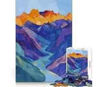 River Between Mountains Jigsaw Puzzles 1000 Pieces for Adults Memory Gain Anxiety Relief Design Assembly Artistic Gift (38x52cm)