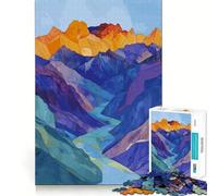 River Between Mountains Jigsaw Puzzles 1000 Pieces for Adults Memory Gain Anxiety Relief Design Assembly Artistic Gift (38x52cm)