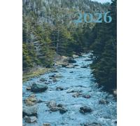 River Compact A6 Week To View 2026 Diary: Babbling Brook Slimline Weekly Planner