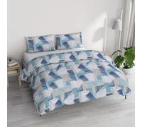 River Cotton Double Duvet Cover Set, Made in Italy - Duvet Cover Set - Duvet Cover 250 x 200 cm with Double Flap and 2 Pillow Cases (Double, Milk)