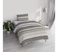 River Cotton Single Duvet Cover Set, Made in Italy - Duvet Cover Set - Duvet Cover 150 x 200 cm with Double Flap and Pillow Cases (Single, Tigers)