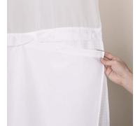 River Dream Fabric Snap in Shower Curtain Liner Replacement 70 x 54, with Magnets Detachable Liner (2 Pack)