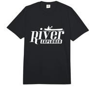 River Explorer Kayak Paddle Boat Canoeing Comfort Colors Adult Heavyweight T-Shirt