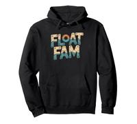 River Floating Family Summer Vacation Inner Tube Together Pullover Hoodie