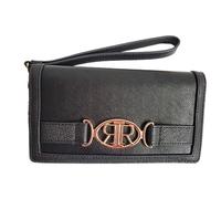 River Island Black Snaffle Purse with Wrist Strap