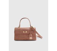 River Island Faux Leather Top Handle Tote Pink
