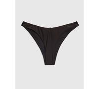 River Island High Leg Bikini Bottoms Black