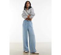 River Island Pure Lyocell Wide Leg Jeans Light Blue
