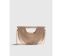 River Island Tube Handle Crystal Detail Grab Bag Golden Rose