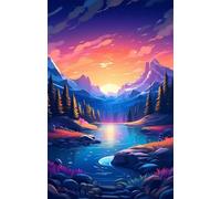 River Jungle Mountain 2000 Piece Jigsaw Puzzles for Adults, Challenging and Brainteasing, Difficult Puzzles, Puzzle 2000 Pieces