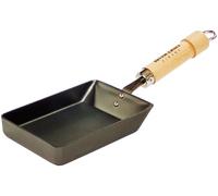 River Light Kyoku Japan J1611 Iron Egg Frying Pan, Extra Small, Iron Nitride, IH Compatible, Rust Resistant, Made in Japan