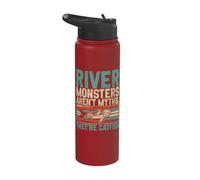 River Monsters Aren’t Myths They’re Catfish Stainless Steel Insulated Water Bottle