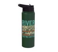 River Monsters Aren’t Myths They’re Catfish Stainless Steel Insulated Water Bottle