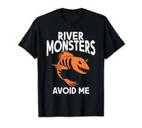 River Monsters Avoid Me Angling Hunting Fishing T-Shirt