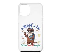 River Otter Back To School Vibes Schools In Let Chaos Begin Case for iPhone 12/12 Pro