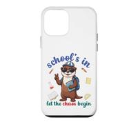 River Otter Back To School Vibes Schools In Let Chaos Begin Case for iPhone 12 mini