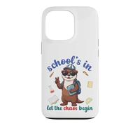 River Otter Back To School Vibes Schools In Let Chaos Begin Case for iPhone 13 Pro