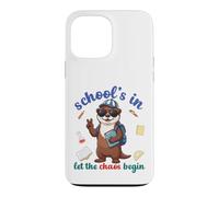 River Otter Back To School Vibes Schools In Let Chaos Begin Case for iPhone 13 Pro Max