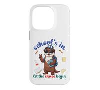 River Otter Back To School Vibes Schools In Let Chaos Begin Case for iPhone 14 Pro