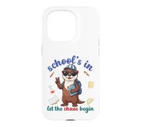River Otter Back To School Vibes Schools In Let Chaos Begin Case for iPhone 15 Pro