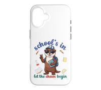 River Otter Back To School Vibes Schools In Let Chaos Begin Case for iPhone 16
