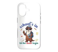 River Otter Back To School Vibes Schools In Let Chaos Begin Case for iPhone 17
