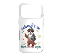 River Otter Back To School Vibes Schools In Let Chaos Begin Case for iPhone 17 Pro