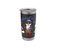 River Otter Back to School Vibes Schools in Let Chaos Begin Stainless Steel Insulated Tumbler