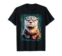 River Otter for boys & girls Cute Otter Animal Funny T-Shirt