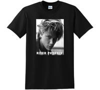 River Phoenix T Shirt Rip Photo Poster Tee Black 3XL