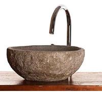 River Rock Wash Basin, Natural Stone Granite, Bathroom And Cloakroom Sink