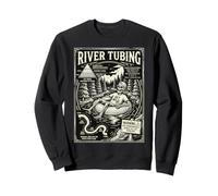 River Tubing Hierarchy Of Needs Skeleton Float Sweatshirt