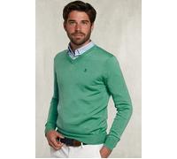 River Woods Basic Merino V-neck Pullover Margarita Mix Green size 3XL | Sweaters Outlet | Men | Green 3XL