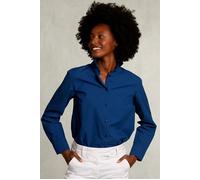 River Woods Blue Uni Centered Blouse Blue size 34 | Button-Down Shirts Outlet | Women | Blue 34