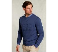 River Woods Crew Neck Sweater Dark Blue Jelly Fish Blue size S | Sweaters Outlet | Men | Blue S