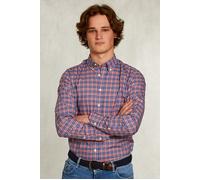 River Woods Custom Fit Checked Shirt Blue/pink Multi size S | Casual Shirts Outlet | Men | Blue S