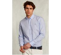 River Woods Custom Fit Checked Shirt Blue/white Blue size S | Casual Shirts Outlet | Men | Blue S