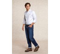 River Woods Custom Fit Checked Shirt Blue/white size 3XL | Casual Shirts Outlet | Men | Blue 3XL