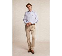River Woods Custom Fit Cotton Checked Shirt Brown/blue size S | Casual Shirts Outlet | Men | Brown S