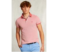 River Woods Custom Fit Cotton Polo Dark Cosmopolitan Mix Pink size M | Poloshirts Outlet | Men | Pink M