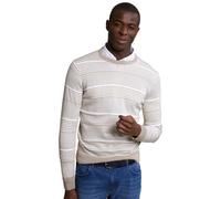 River Woods Custom Fit Cotton Striped Crew Neck Pullover Old Wood Mix size 3XL | Sweaters Outlet | Men 3XL