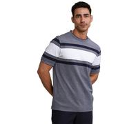 River Woods Custom Fit Sporty Striped T-shirt Navy size XXL | Basic T-Shirts Outlet | Men | Blue XXL