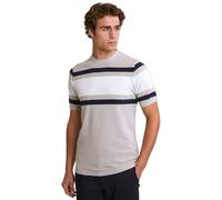 River Woods Custom Fit Sporty Striped T-shirt Old Wood Mix size L | Basic T-Shirts Outlet | Men L